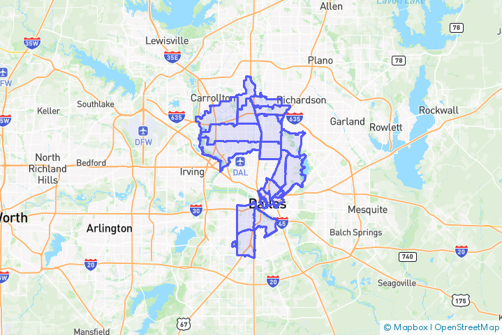Service Area Map