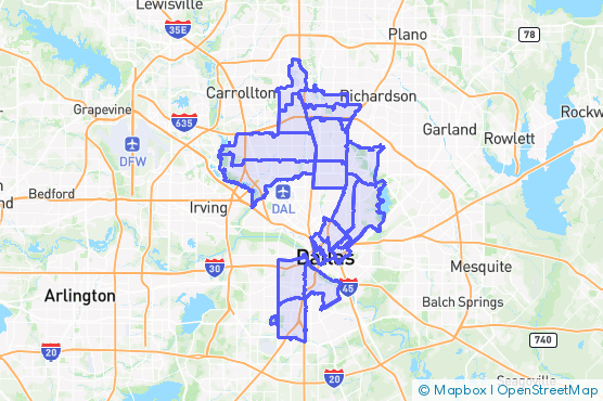 Service Area Map