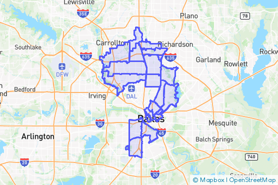 Service Area Map