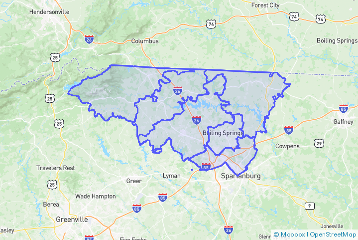 Service Area Map