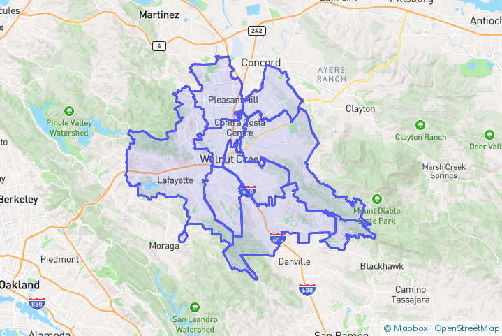 Service Area Map