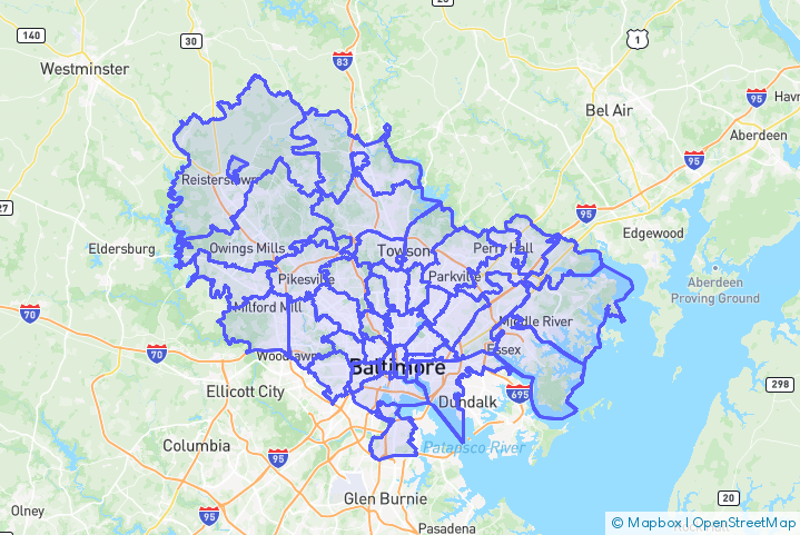 Service Area Map