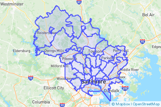 Service Area Map