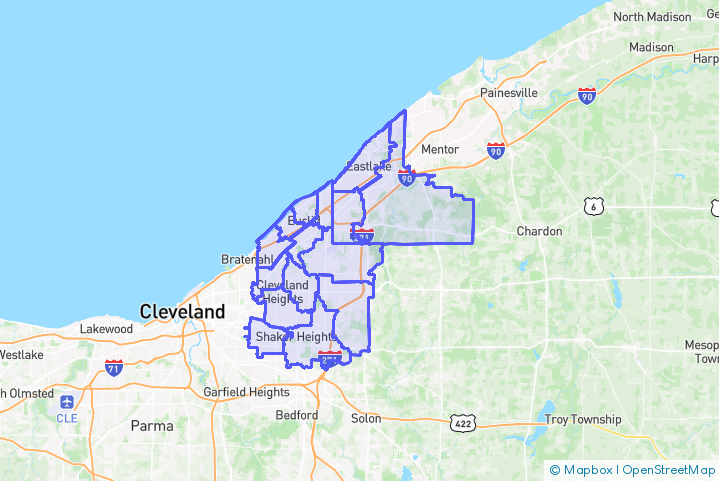 Service Area Map