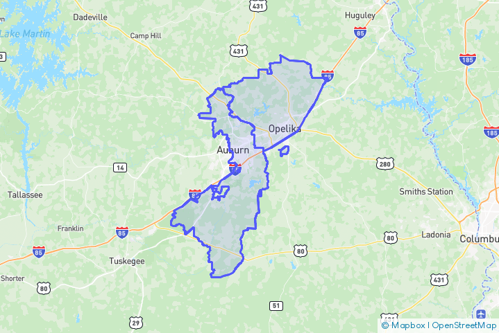 Service Area Map
