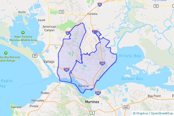 Service Area Map