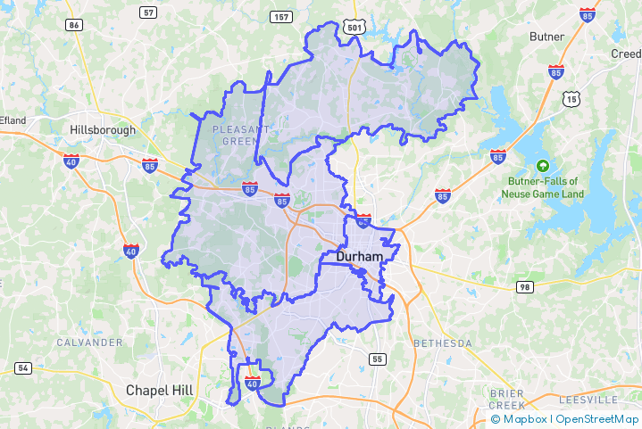 Service Area Map