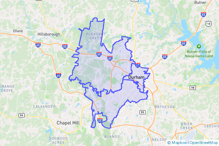 Service Area Map