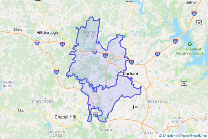 Service Area Map
