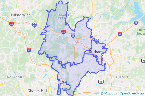 Service Area Map
