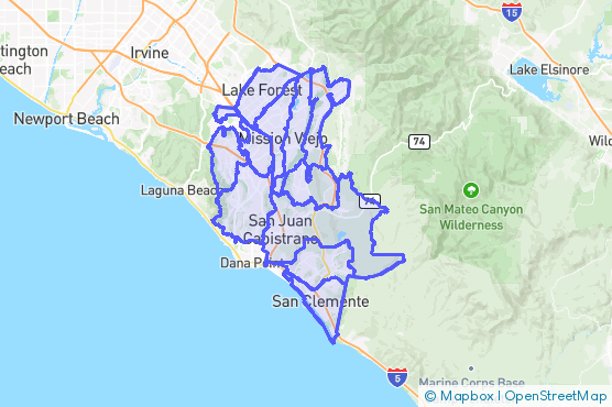 Service Area Map