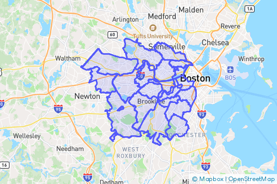 Service Area Map