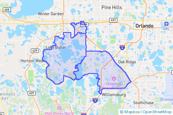 Service Area Map