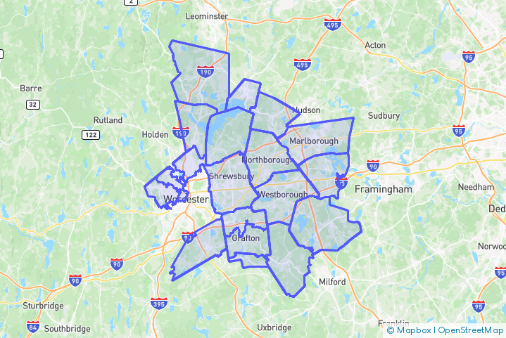 Service Area Map