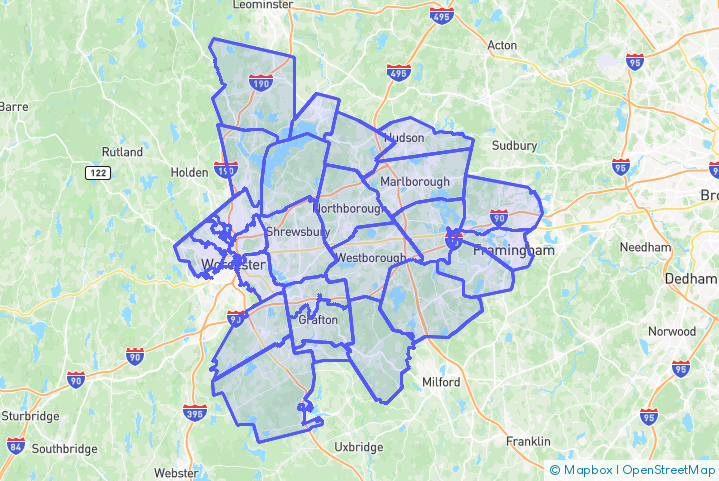 Service Area Map