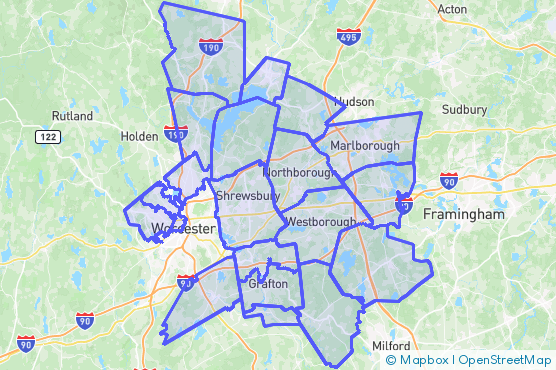 Service Area Map