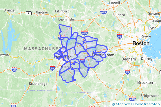 Service Area Map