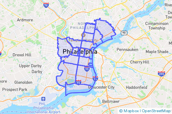 Service Area Map