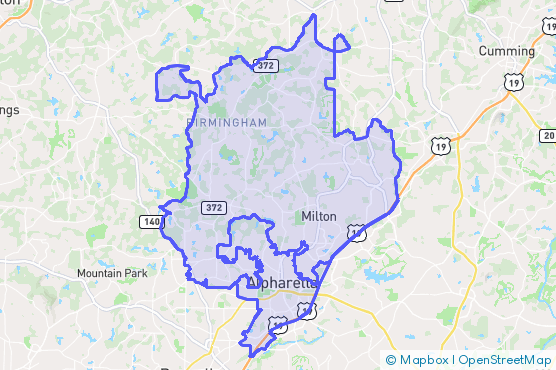 Service Area Map