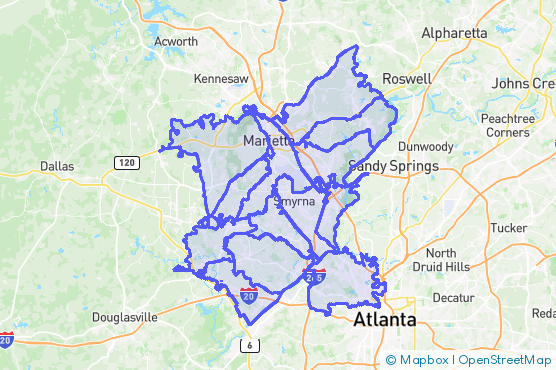 Service Area Map