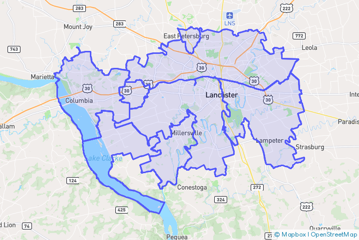 Service Area Map
