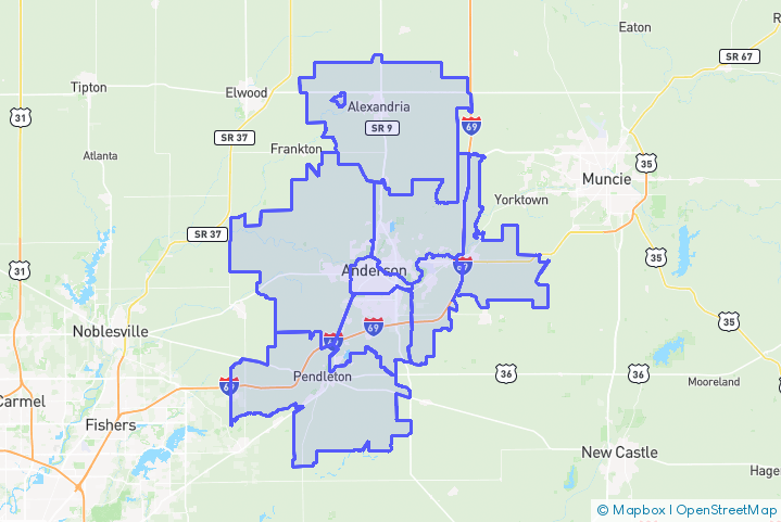 Service Area Map