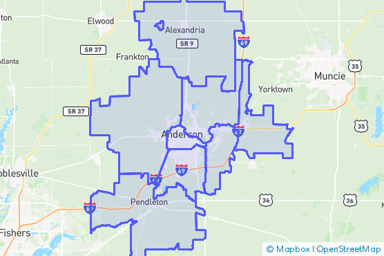 Service Area Map