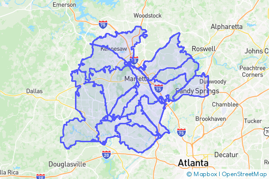 Service Area Map