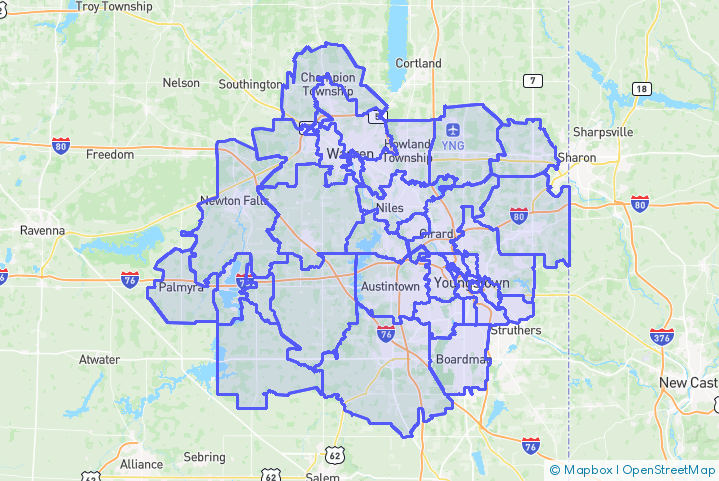 Service Area Map