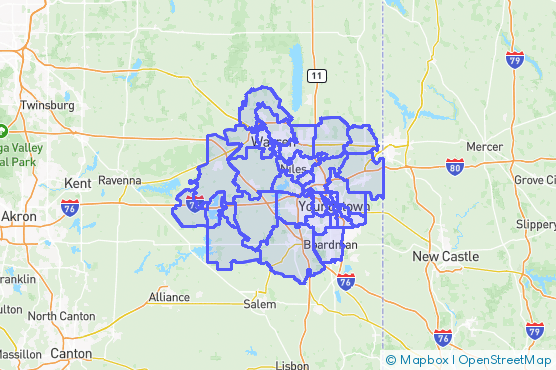 Service Area Map
