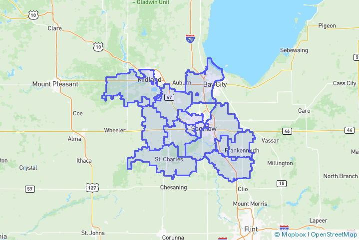 Service Area Map
