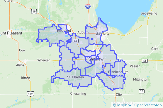 Service Area Map