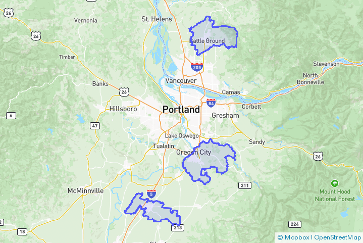 Service Area Map