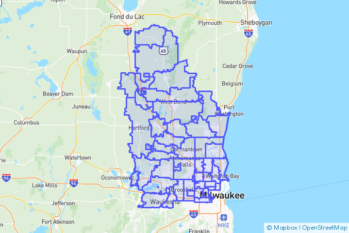 Service Area Map