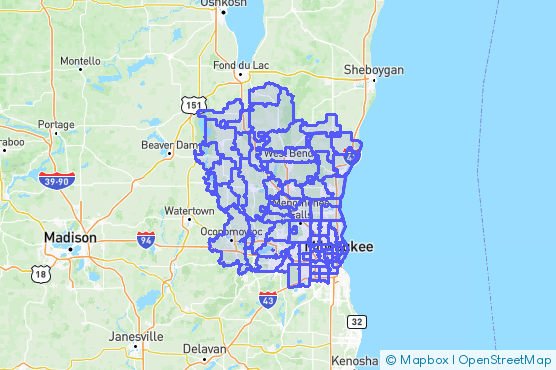 Service Area Map