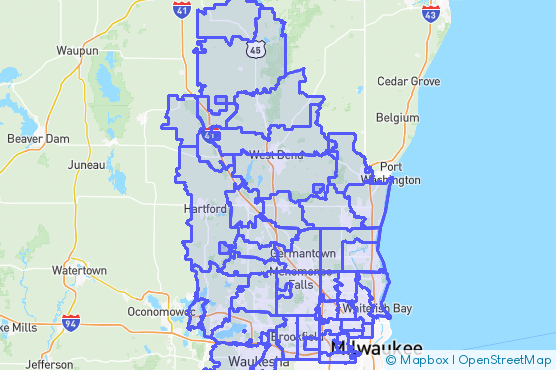 Service Area Map
