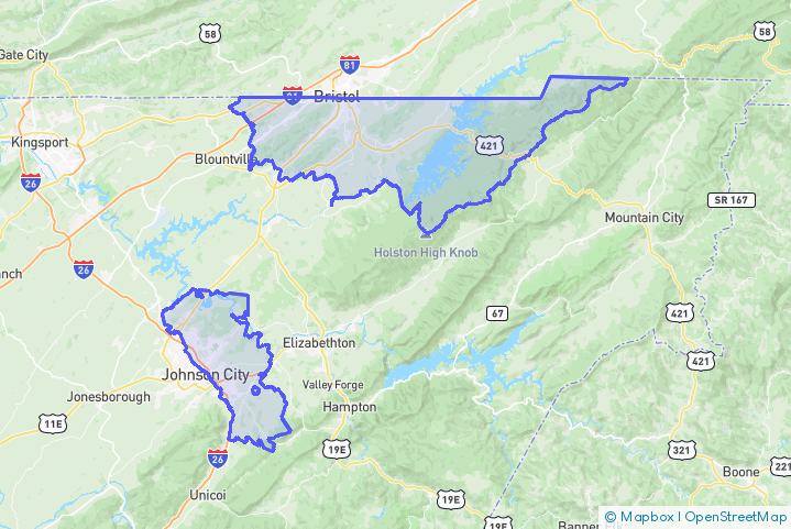 Service Area Map