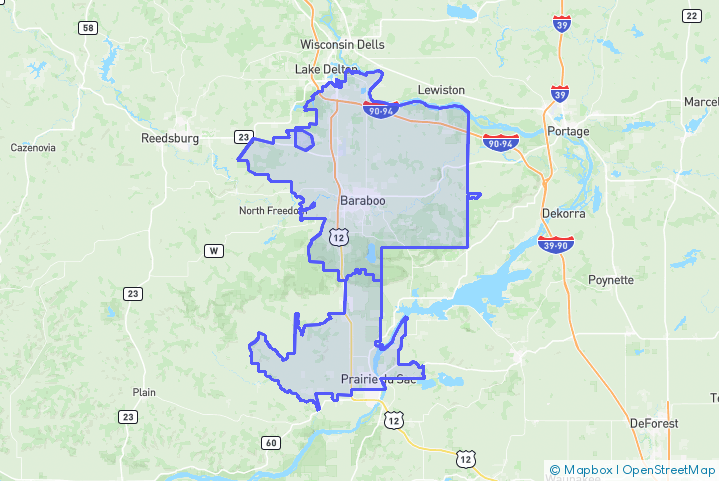 Service Area Map