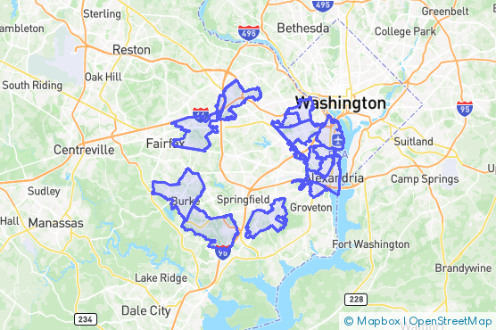 Service Area Map