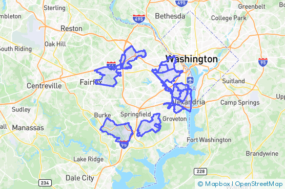 Service Area Map