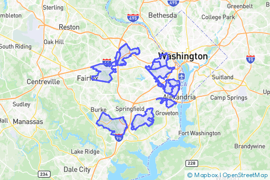 Service Area Map