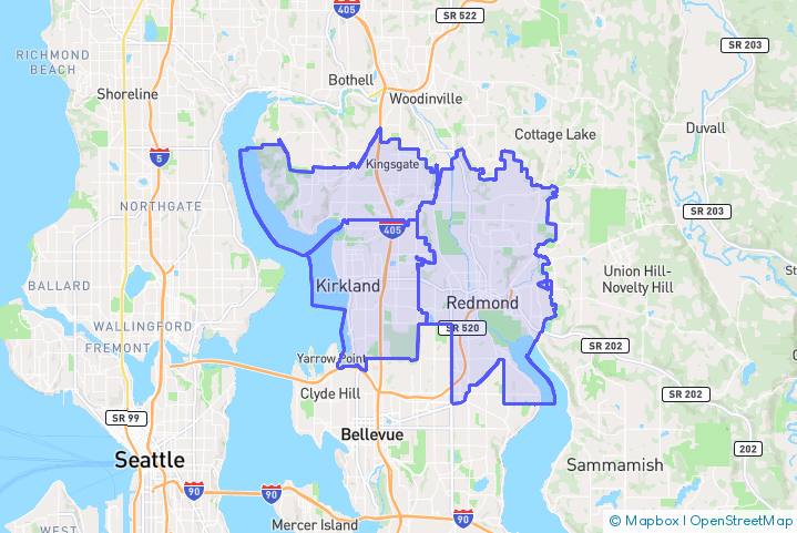 Service Area Map