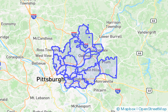 Service Area Map