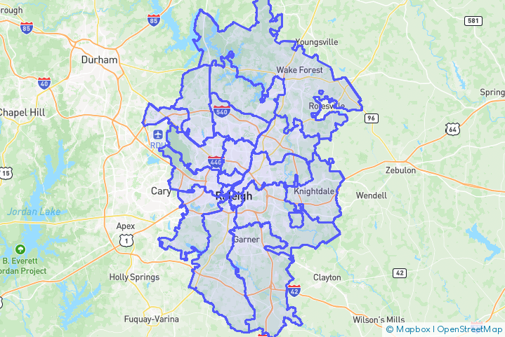 Service Area Map