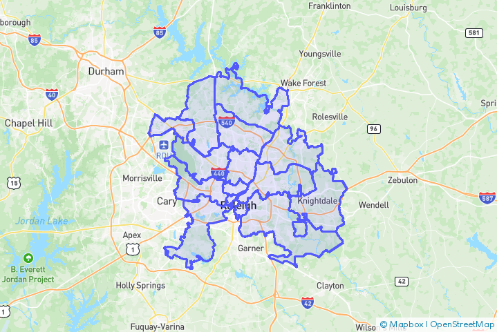 Service Area Map
