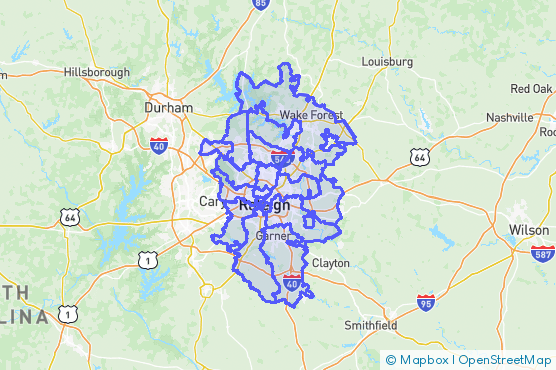 Service Area Map