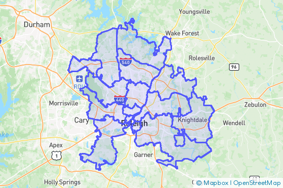 Service Area Map