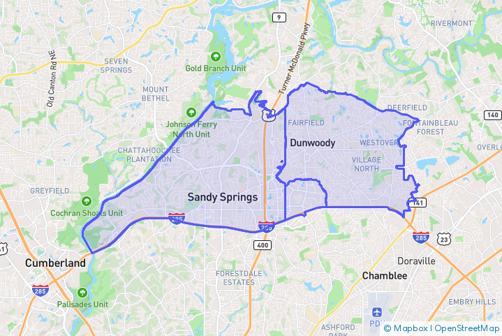 Service Area Map