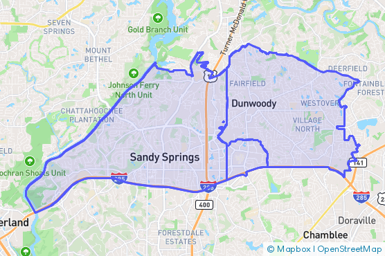 Service Area Map