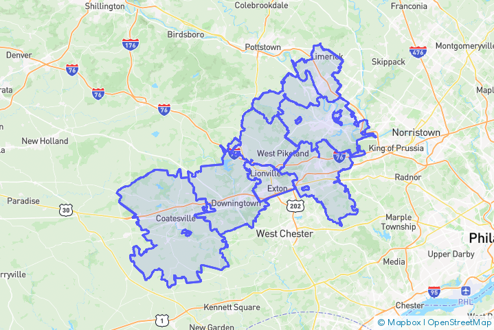 Service Area Map